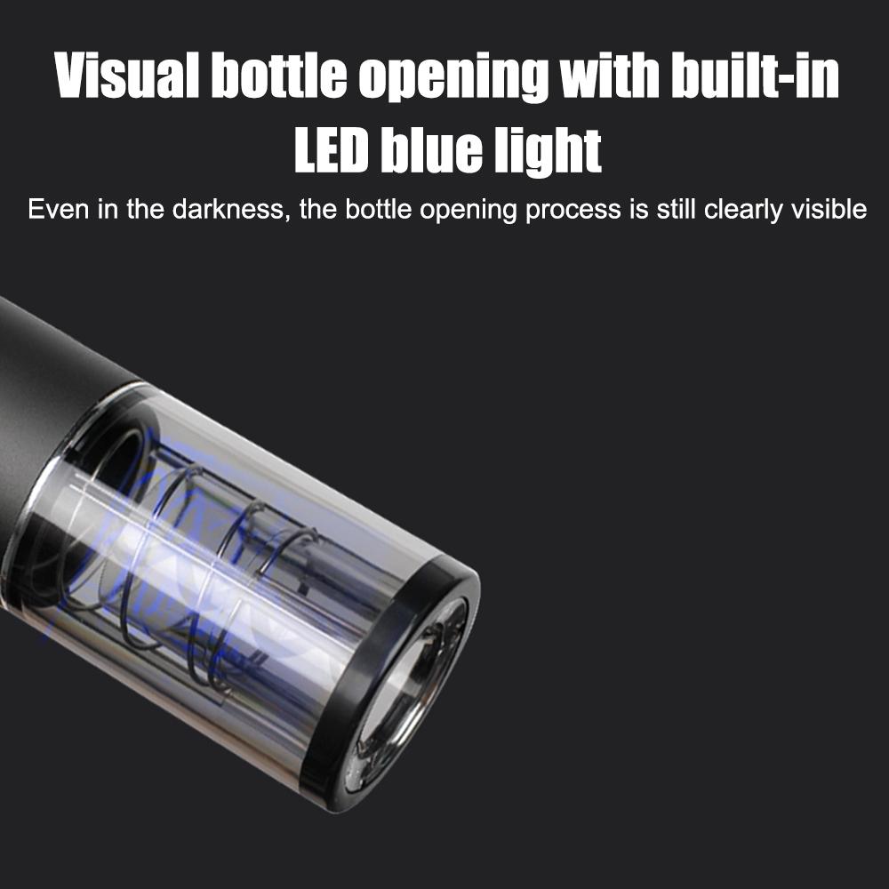 Electric Wine Bottle Opener Bar Tools Rechargeable Automatic Wine Opener for Party Bar Wine Lover Gift with Foil Cutter Electric Corkscrew