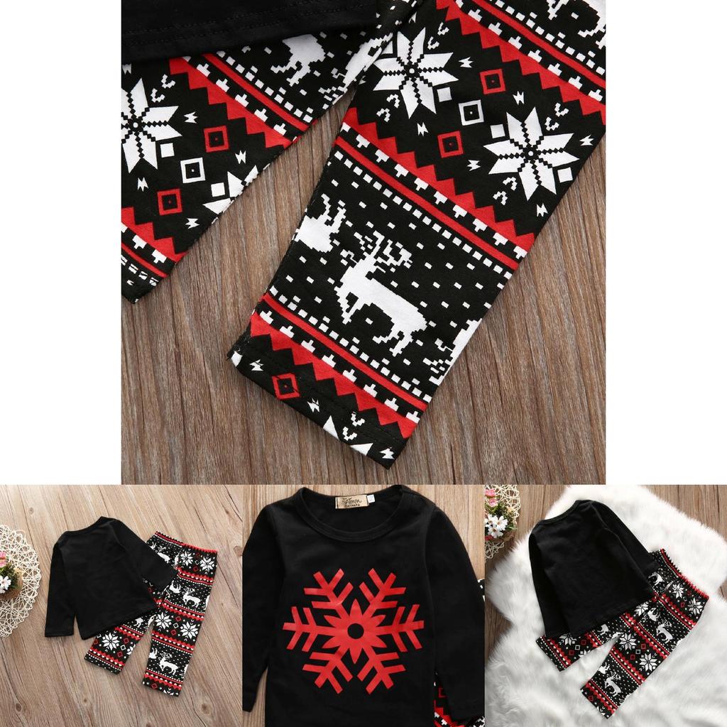 Wunderschön gefertigte Kleinkinder Kinder Baby Mädchen Outfits Langarm T-Shirt Tank Top Hose Kleidung Sets