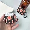 Schönes Blumendesign Kopfhörerhüllen Hülle für Airpods 1 2 4 Pro2 3 Pro3 Pro