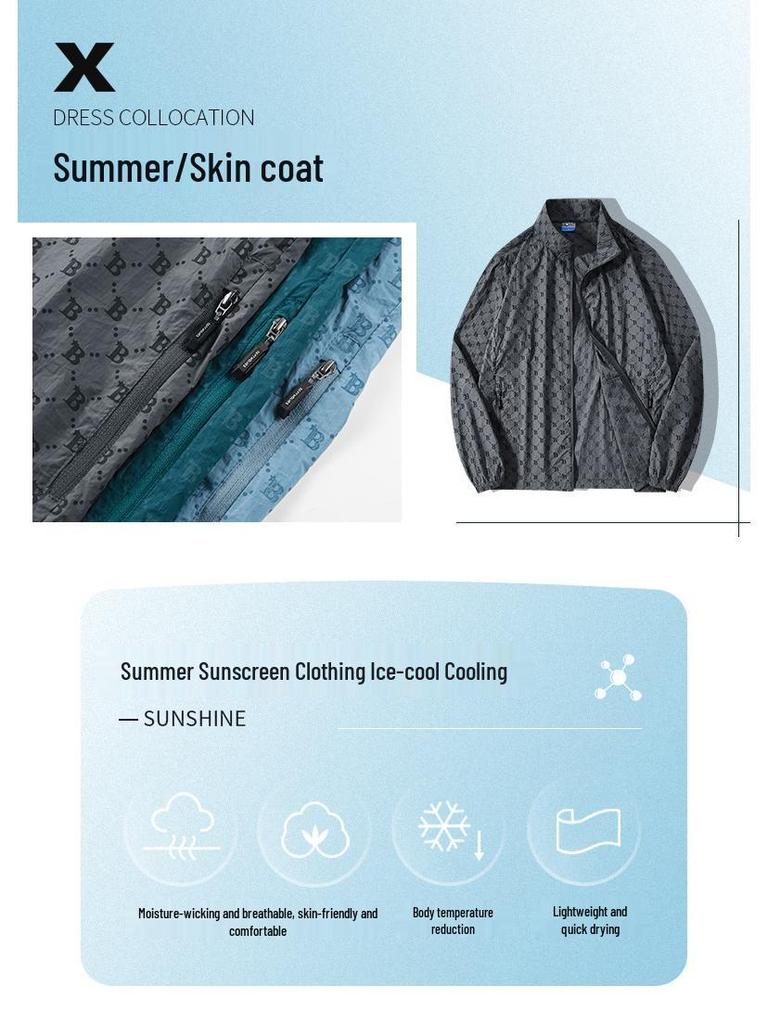 2023 Men's Ultra-Thin Breathable Sun Protection Clothing Set - Anti-UV, Summer Outdoor Wear