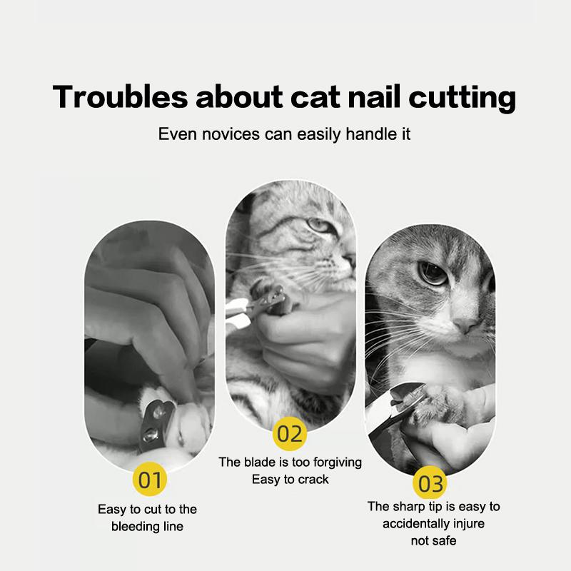 Cat Nail Clippers Hole Avoid Over Cutting Pet Nail Clippers Professional Pet Paw Trimmer Pet Nail Grooming Clippers Trimmer