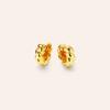 925 Bold Croissant One-Touch Earrings