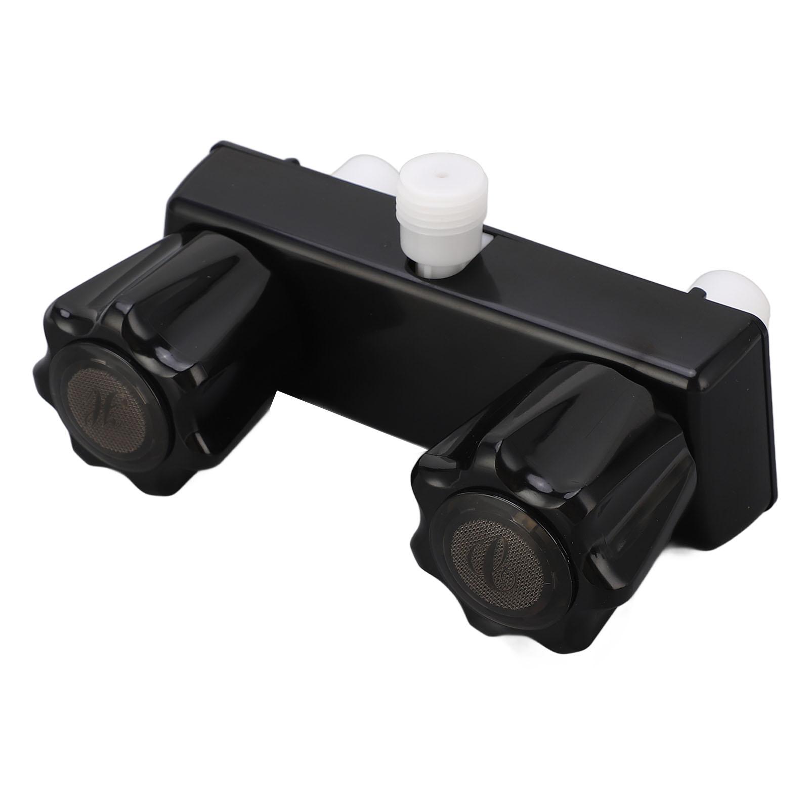 

RV Shower Faucet Valve Diverter Shower Mixing Valve Control with 2 Knobs Wheel For RV Motor Home