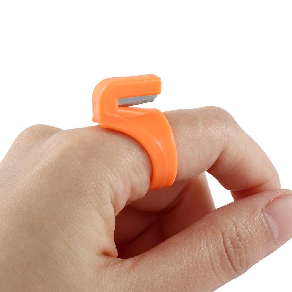 For Yarn Ring Needle Cutting Tool Thread Cutter Thimble Sewing  Machine Accessory Finger Blade