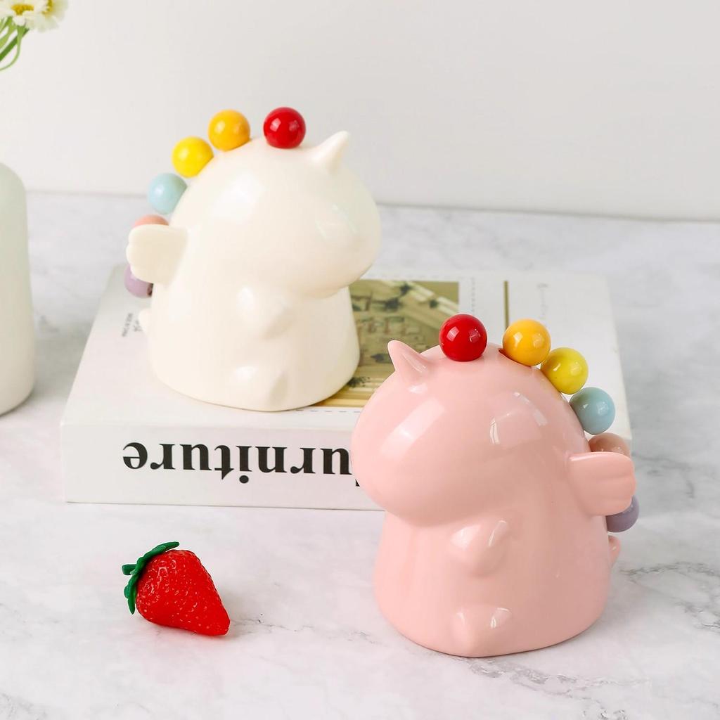 Creative Colorful Unicorn Dessert Fork Set - Cute Cartoon Stainless Steel Cake Ornaments