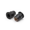 uxcell Windshield Wellnut Black Rubber Motorcycle Windshield Windshield Screen 50pcs