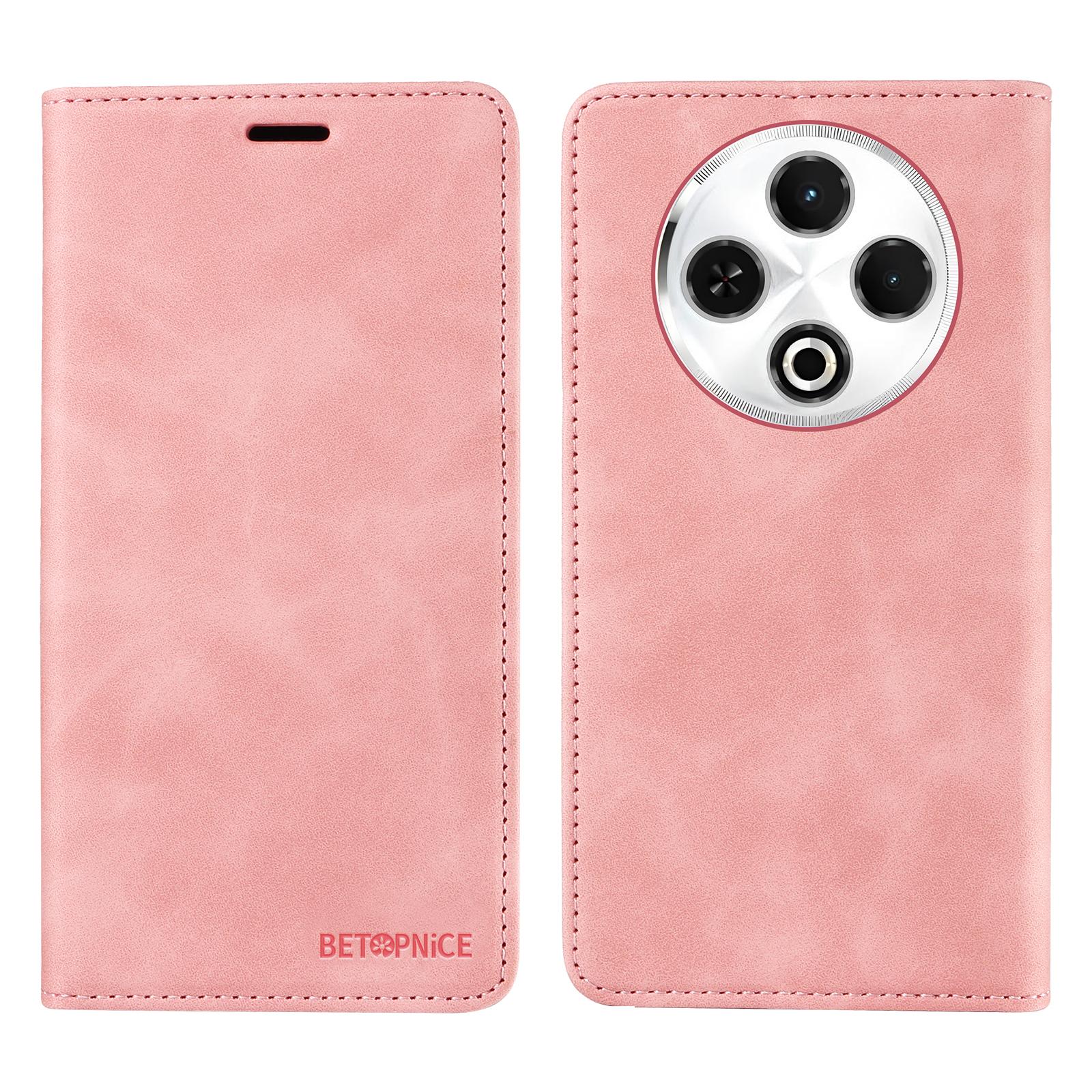 

BETOPNICE 003 Чехол-кошелек для TECNO Spark 30 4G Кожаный чехол для телефона с подставкой Pink