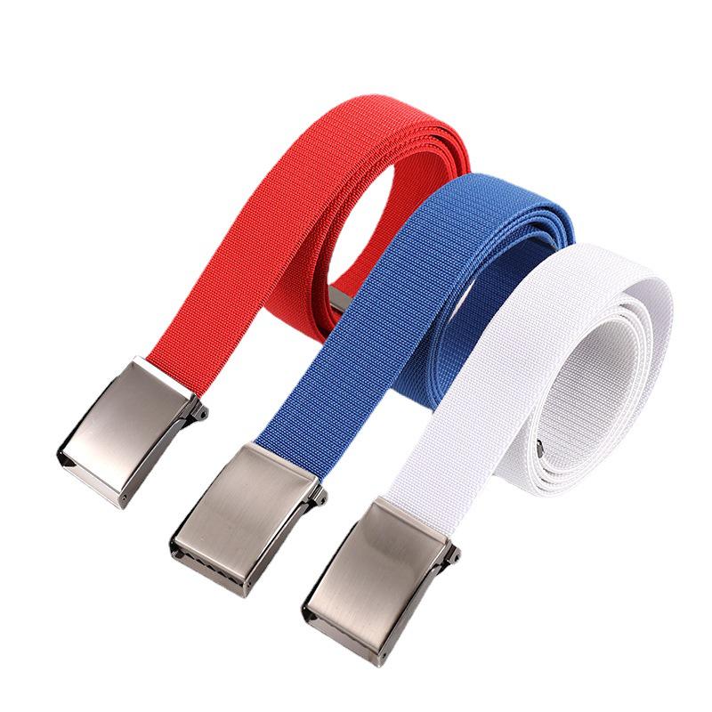 High Elasticity Knit Canvas Belt with Elastic Waistband - Fashionable and Comfortable