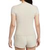Nike Sportswear Chill Knit Simple Fashion Breathable Versatile Classic Short Sleeve Regular T-Shirt Women Tops Light-Taupe HF9723104