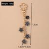 Fashion Colorful Flower Keychain for Car Key Women Men Handbag Pendant Key Rings Accessories DIY Jewelry Gifts