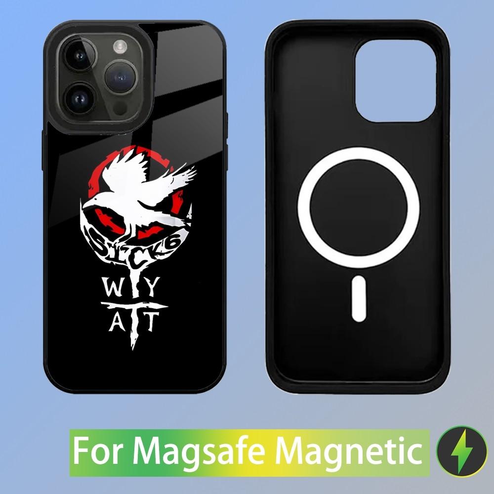 The W-Wyatt S-Sicks Phone Case For iPhone 16,15,14,13,12,11,Plus,Pro,Max Mini Magsafe Magnetic Wireless Charging iPhone12PROMAX