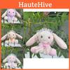Cartoon Endearing Bunny Plush Toy Keychain With Soft Fabric For Decor Collectible