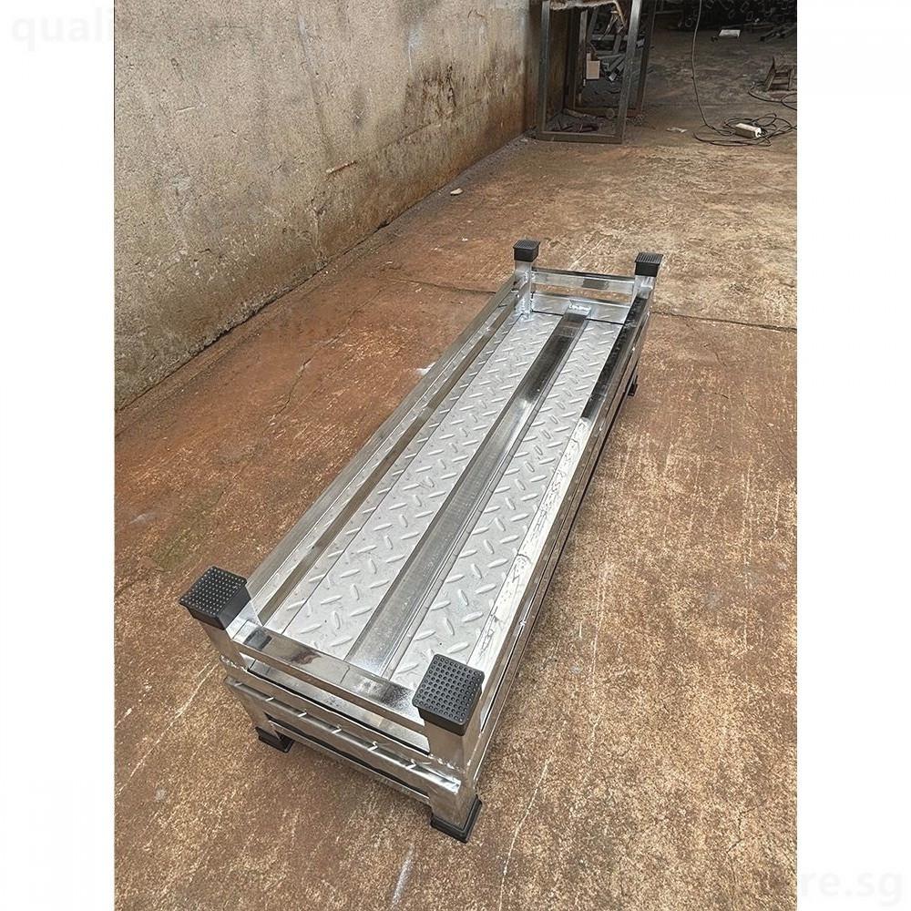 Stainless Steel Non-Slip Household Pedal Stool Tread Step Hospital Industrial Warehouses Metal Thickened Foot Step Stool