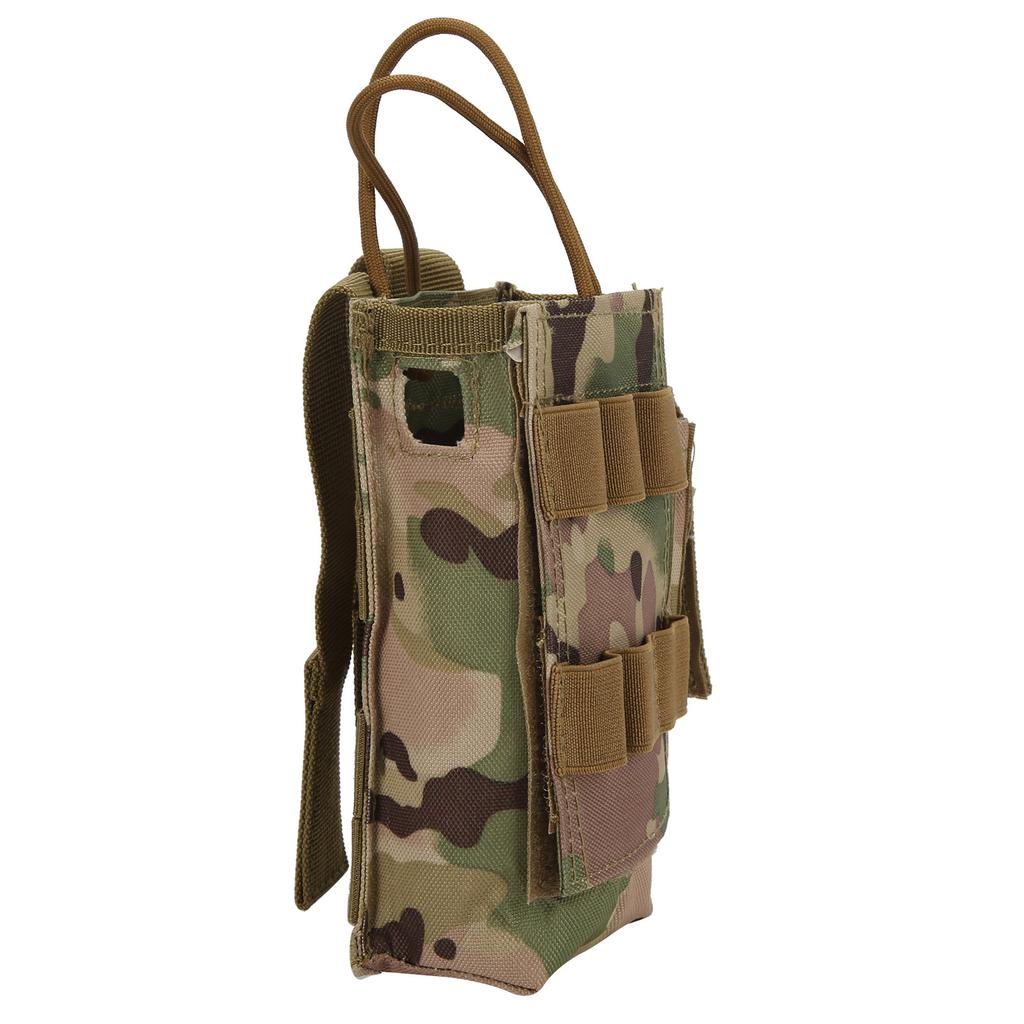 Molle Funkgerätetasche Mini Funkgerätehalter Tasche Wasserdicht Walkie Talkie Holster mit Seite