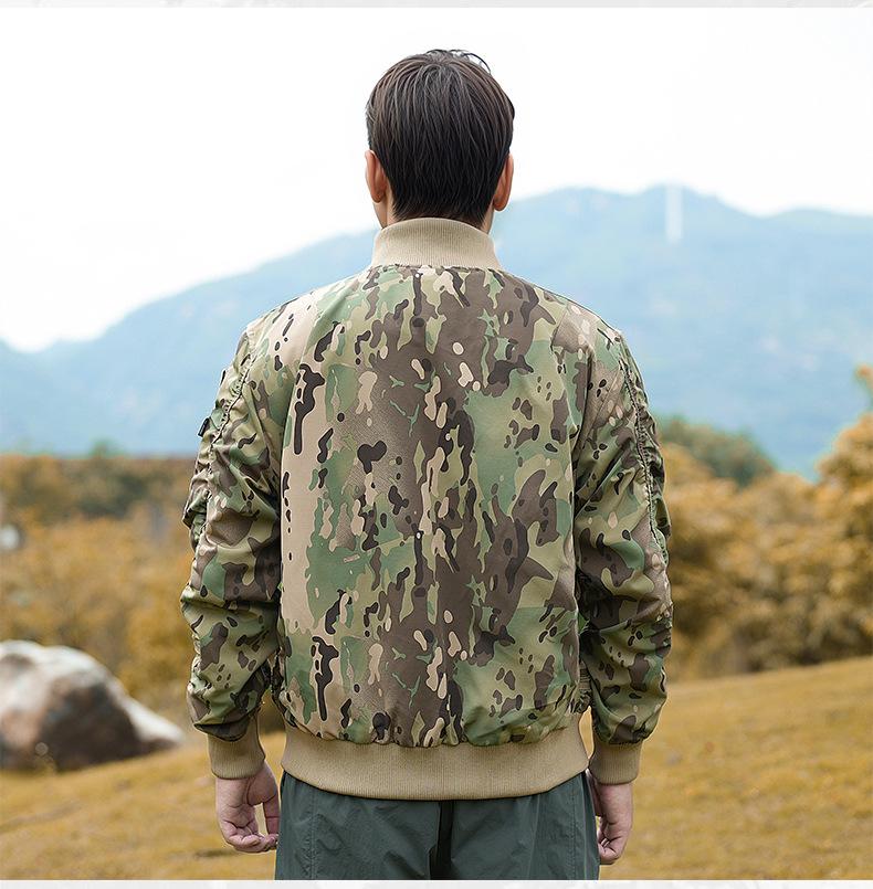 Men's Tactical Baseball Collar Pilot Jacket