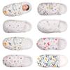 Babyschlafsack aus reiner Baumwolle mit Kopf- und Nackenschutz für Neugeborene, Dinosaurier-Print