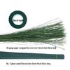 Green Iron Wire for Flower Stems and Crafts: Fine Leaf Vein Rods for DIY Paper Flowers and Stockings.