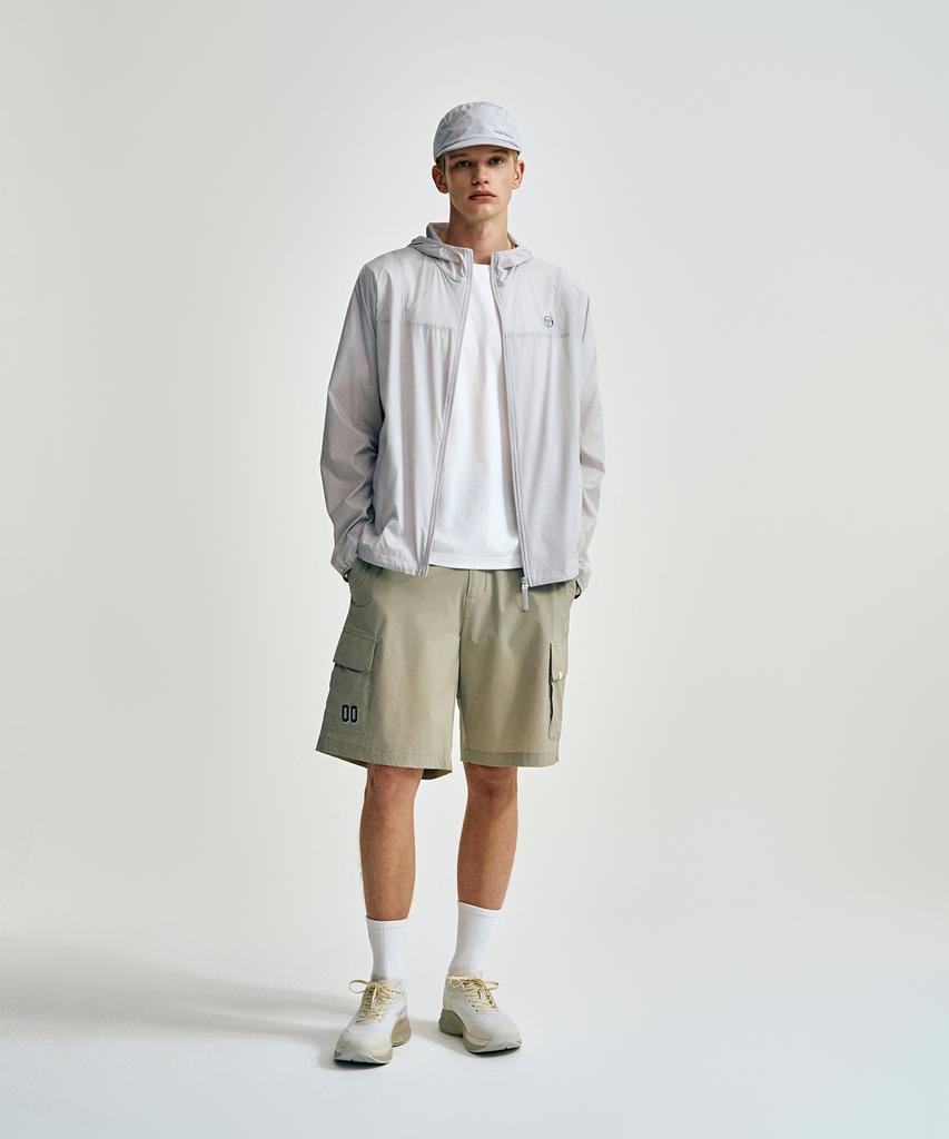 Sergio Tacchini M Comfortcool Lightweight Woven Jacket (L.Grey)