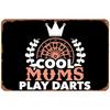 Darts Metal Tin Sign Jusit The Tip Wall Decoration Plaque Vintage Poster Iron Painting for Man Cave Home Cafe Game Room Club