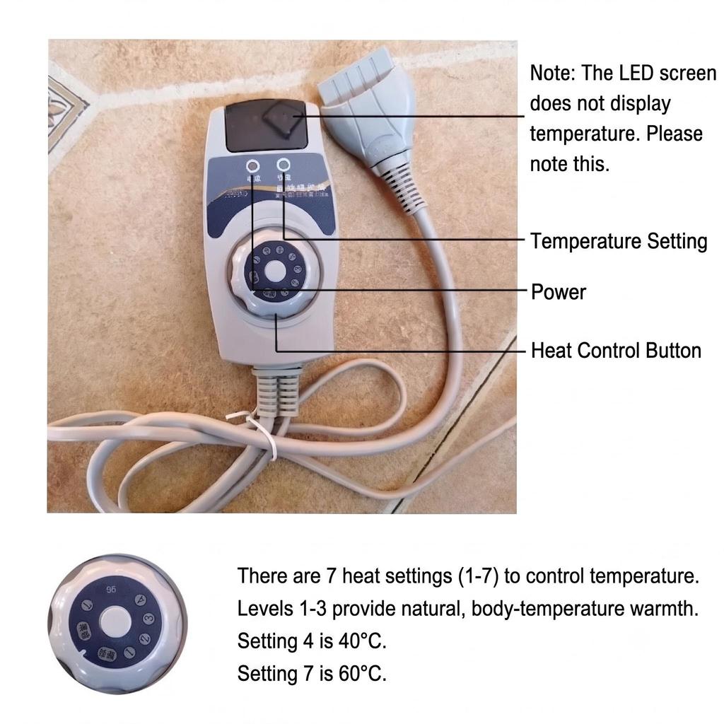 Electric Heated Jade Tourmaline Mat Thermal Surface Comfort Pad With Controller Timer Home Relaxation Accessory Workout Supplies