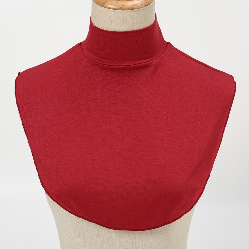 Korean Style Round Base Layer False Collar - All-Season Decorative Accessory