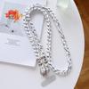 Three-Strand Braided Long Lanyard Crossbody for Phone Universal Colorful Hanging Rope Anti-Lost Strap for Mobile Cell Phone