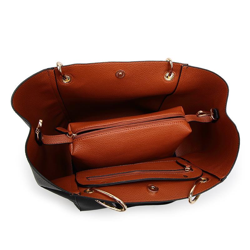 Borsa a Tote Trendy da Donna 2020 a Grande Capacità con Fibbia Magnetica per Mamma e Bambino
