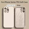 Luxury Original Silicone Phone Case For iPhone 16 15 14 13 12 Pro Max 16Plus Phone Cases Collision Protect Shockproof Soft Cover