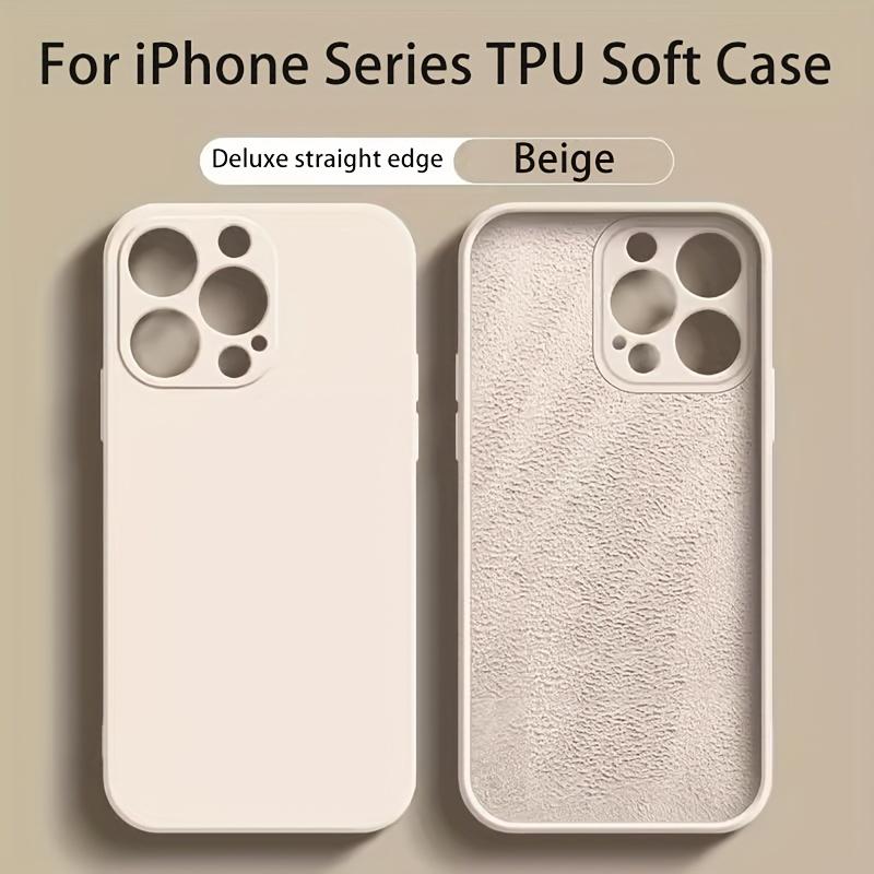 Luxury Original Silicone Phone Case For iPhone 16 15 14 13 12 Pro Max 16Plus Phone Cases Collision Protect Shockproof Soft Cover