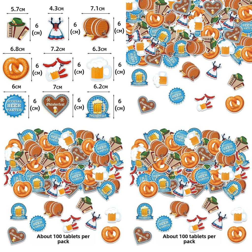 Munich Beer Festival Party Confetti With Paper Decor For Oktoberfest Celebrations