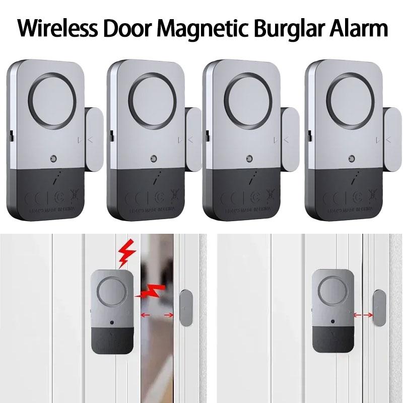 Portable 120dB Home Anti-theft Security Alarm System Magnetic Induction Alarm Door and Window Switch Safety Alarm