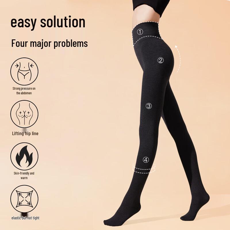 

Mao Ren Women s Winter 4-Section Compression Warm Leggings One Size