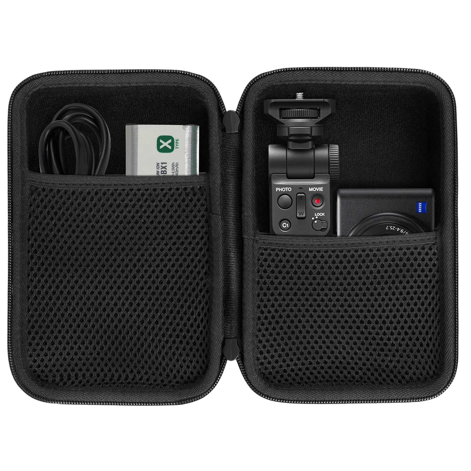 

(Case Only) Protective Storage Case for Sony ZV-1/ZV-E10/ZV-1F Mirrorless Cameras - co2CREA