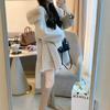 Imitation Cashmere Double-sided Woolen Short Coat Autumn and Winter Women's Clothing Temperament Season Belt Jacket