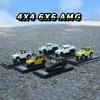 1:64 Benz G63 6X6 AMG Benz G500 4X4 Alloy Car Diecasts & Toy Vehicles Car Model Miniature Scale Model Car For Children