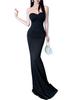 ISLAYCAOLILA EB2 Margo Dress Cabaret Mini Club Party Maxi Bodycon Dress Women's (Small, Black) - Dress, Dress, Dress, Dress, Tight, Long, Strapless,