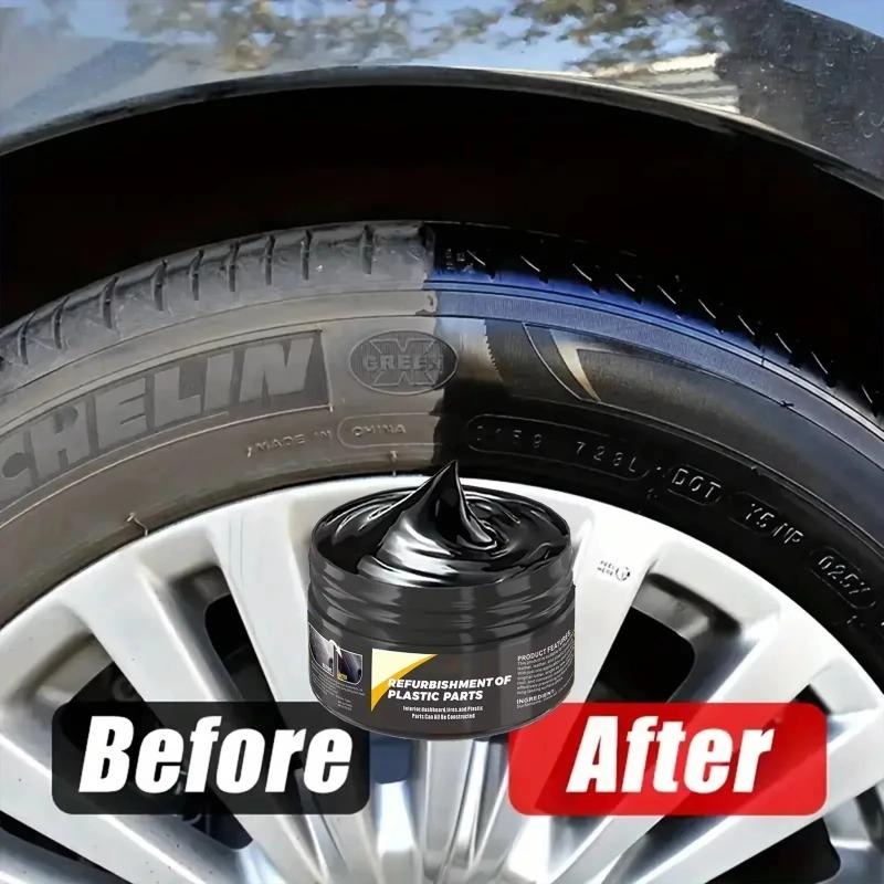 Car Interior Plastic Leather Scratch Repair Paste Automotive Polishing Wax Repair Anti-Aging Paste Tires Seats Steering Wheel