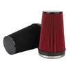 Universal High Flow Cone Air Filter 150mm 6inch for Cold Intake Pipe Racing Car Engine Air Inlet Washable Cold Air Intake Filter