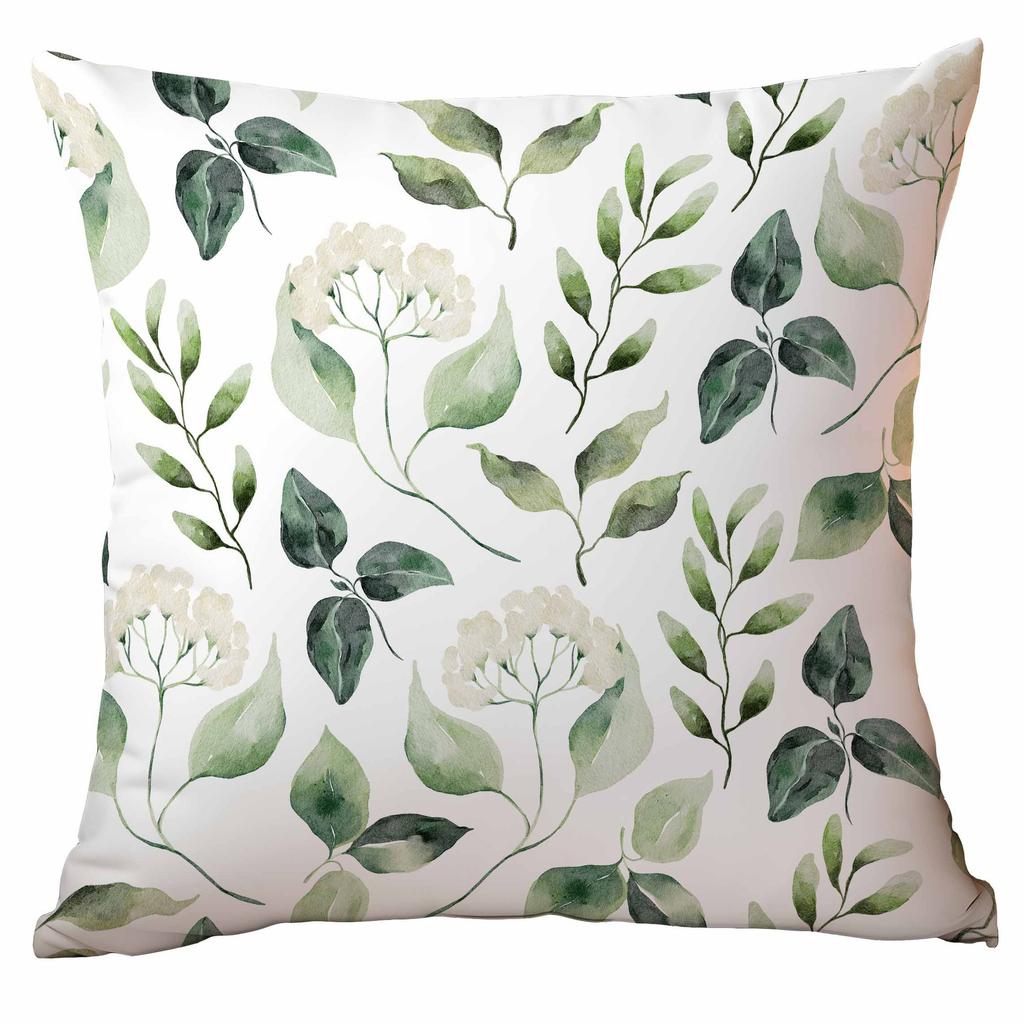 Frühlingsgrün Pflanze Blume Kissenbezug Kissenhülle Wohnzimmer Sofa Kissenhülle
