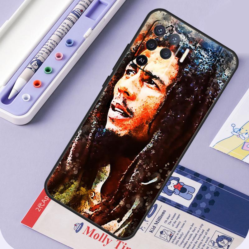 

Bob Marley For Oppo A94 A74 A54 A15 A18 A38 A58 A78 A98 A40 A60 A80 A16 A76 A96 A57 A17 A77 A5 Pro Case OPPO A78 5G