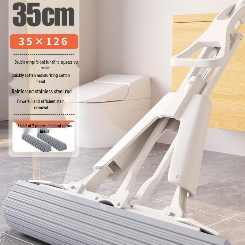 Large PVA Sponge Mop with Easy Squeeze and Water Absorbency