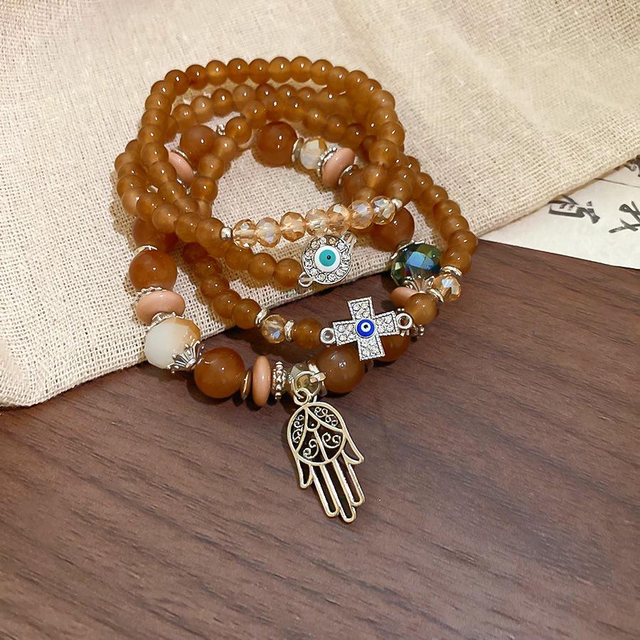 

Браслет с подвеской в виде крыла из бусин из стекла и кокосовой скорлупы: Трендовые, Роскошные, Универсальные украшения для женщин