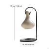Tealight Candle Holder Tear Drop Oil Warmer SPA Hanging Essential Burner Gray