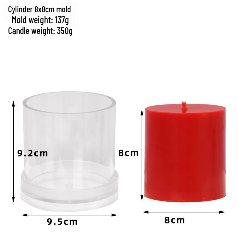 Самодельная цилиндрическая акриловая форма