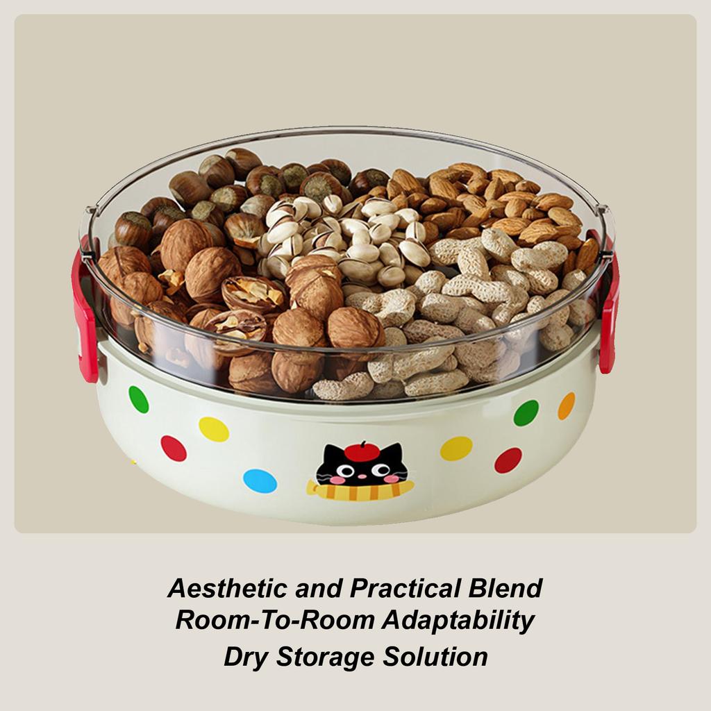 Fruit Serving Tray Double Layer Food Storage Organizer Plate With Drainage Fruit Plate Serving Tray For Nut Candy Charcuterie