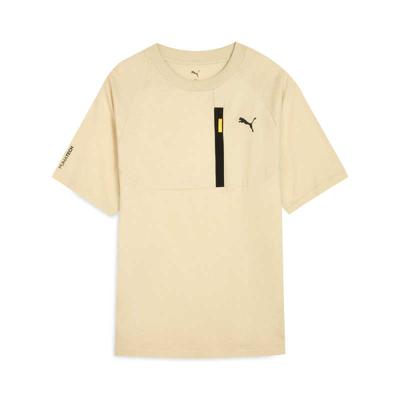 Sport Lifestyle Serie Feuchtigkeitsableitend Schnelltrocknend Atmungsaktiv Rundhalsausschnitt Kurzarm T-Shirt Herren Oberteile Khaki 690262-87