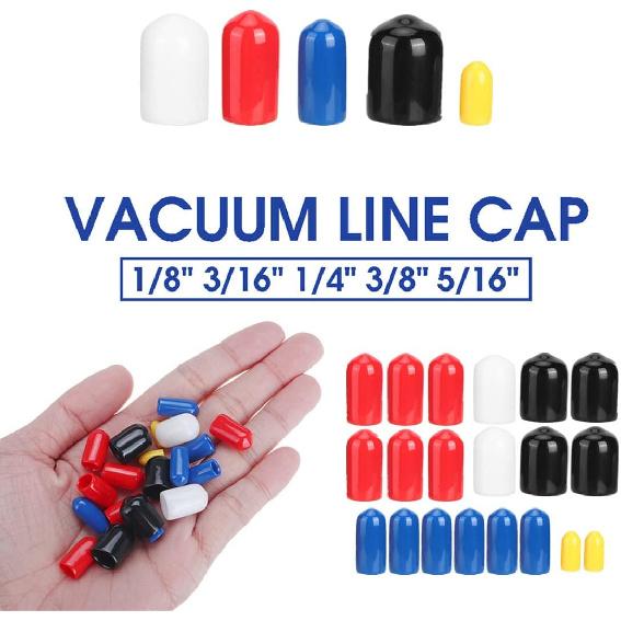 20 Pcs PVC Vacuum Line 1/8in 3/16in 1/4in 3/8in 5/16in Assorted Kit Car Intake Vacuum Hose End Bung Plug For, For, For OLDS, For, For, For, For