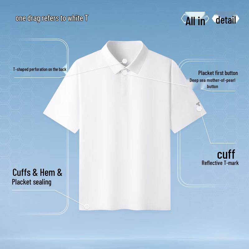 Men's Ice Smooth Quick Dry Sun Protection Polo Shirt