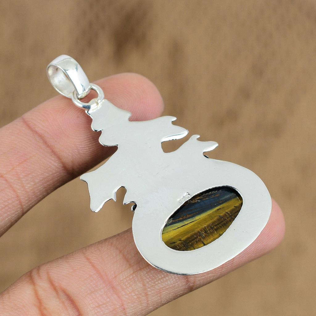 Přírodní Nellite Drahokam Indické Šperky 925 Sterlingové Stříbro Přívěsek Pro Dívky