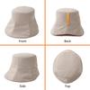 [Unplug] Large Sauna Hat with Mesh Lining for Men and Women, Washable, Quick-Drying, FLOPPY HAT (Beige)